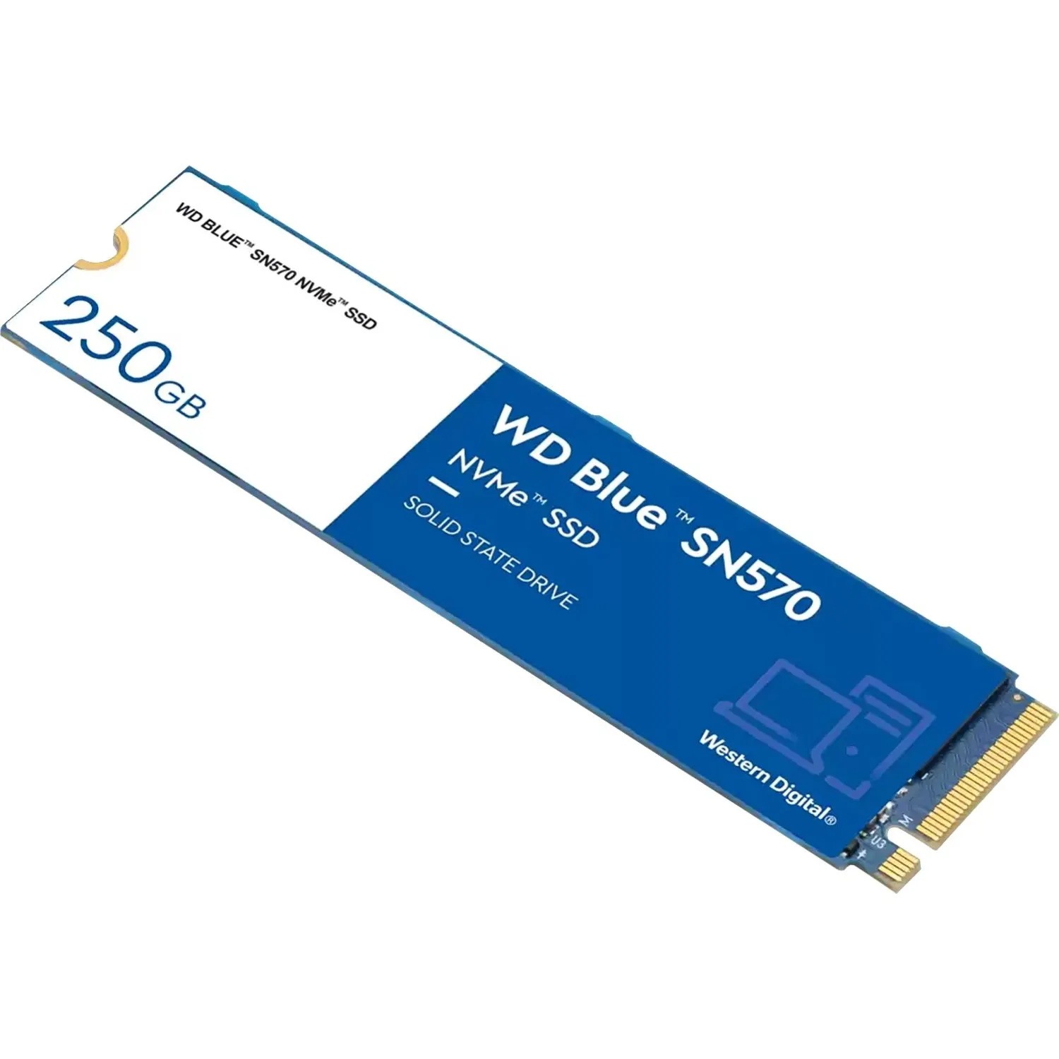 SSD накопитель WD BLUE SN570 250Gb M.2 NVMe(WDS250G3B0C) - фото 3