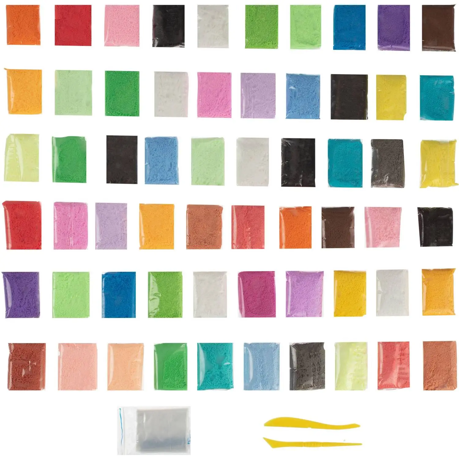 Воздушный пластилин легкий 48 цветов ClayFan набор - фото 2