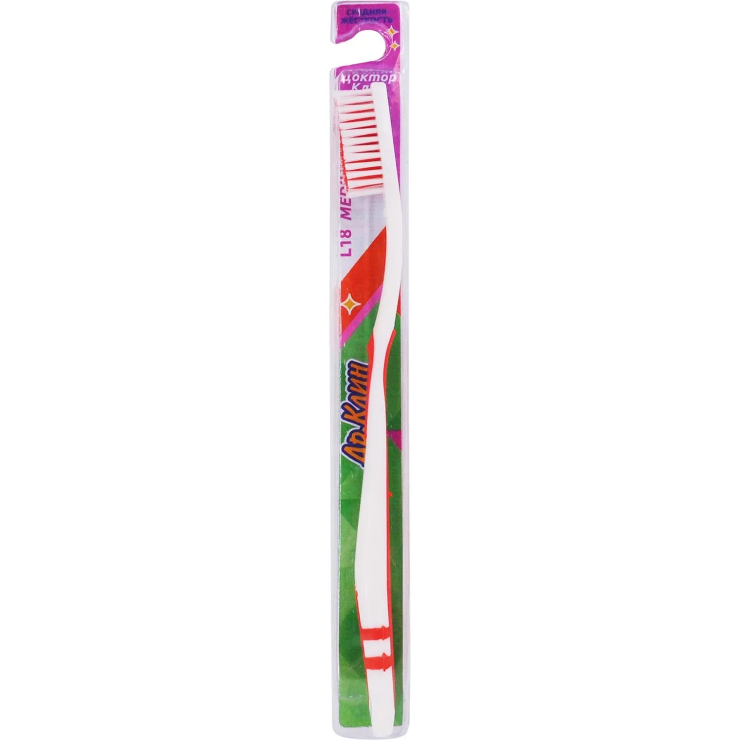 Зубная щетка Доктор Клин L18 Медиум (для взрослых) в ассортименте_2205980 - фото 4