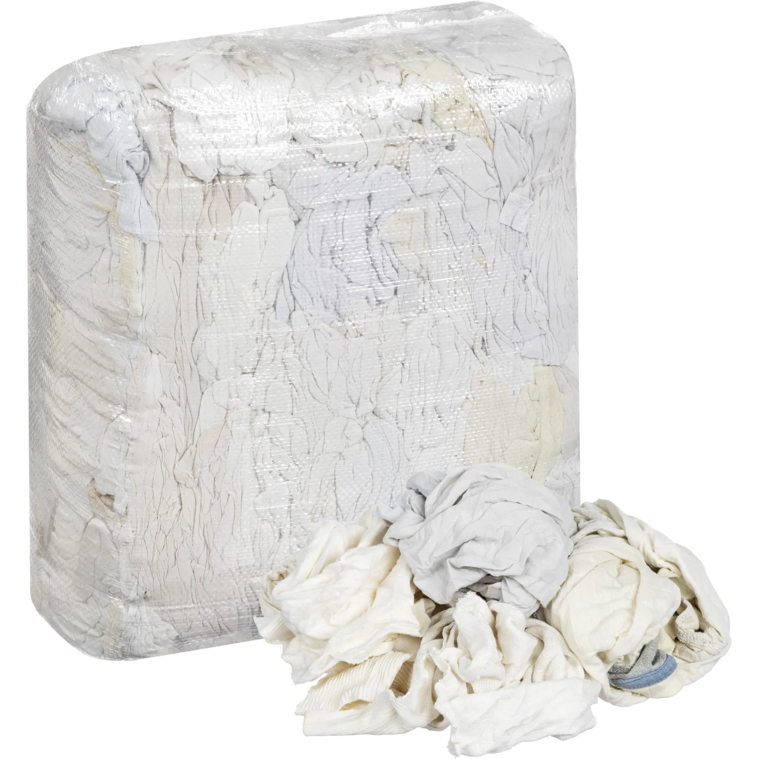 Ветошь трикотаж белый Выбор есть, 10кг - фото 1