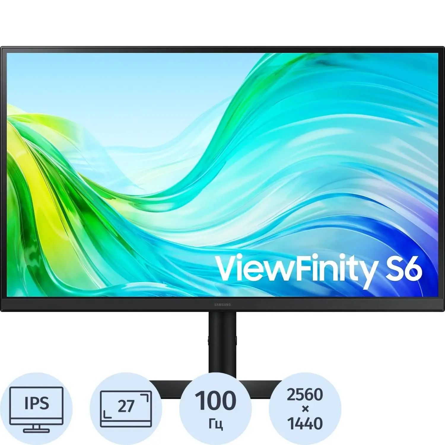 Монитор Samsung S61F S27F610EAI (LS27F610EAIXCI) IPS/2560x1440/DP/HDMI2.0 - фото 1
