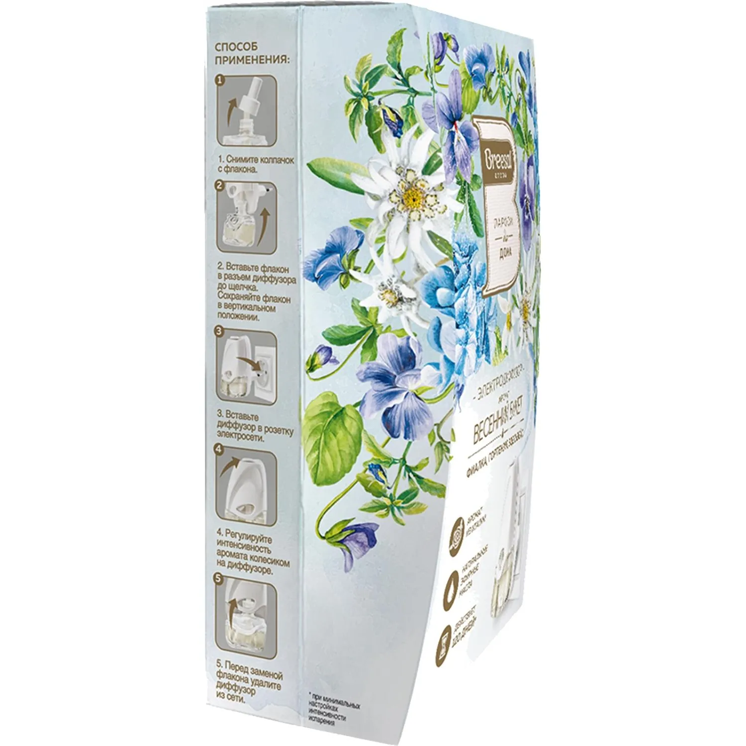 Аромадиффузор электрический Breesal  Весенний букет 20 мл, ELDF002 - фото 3