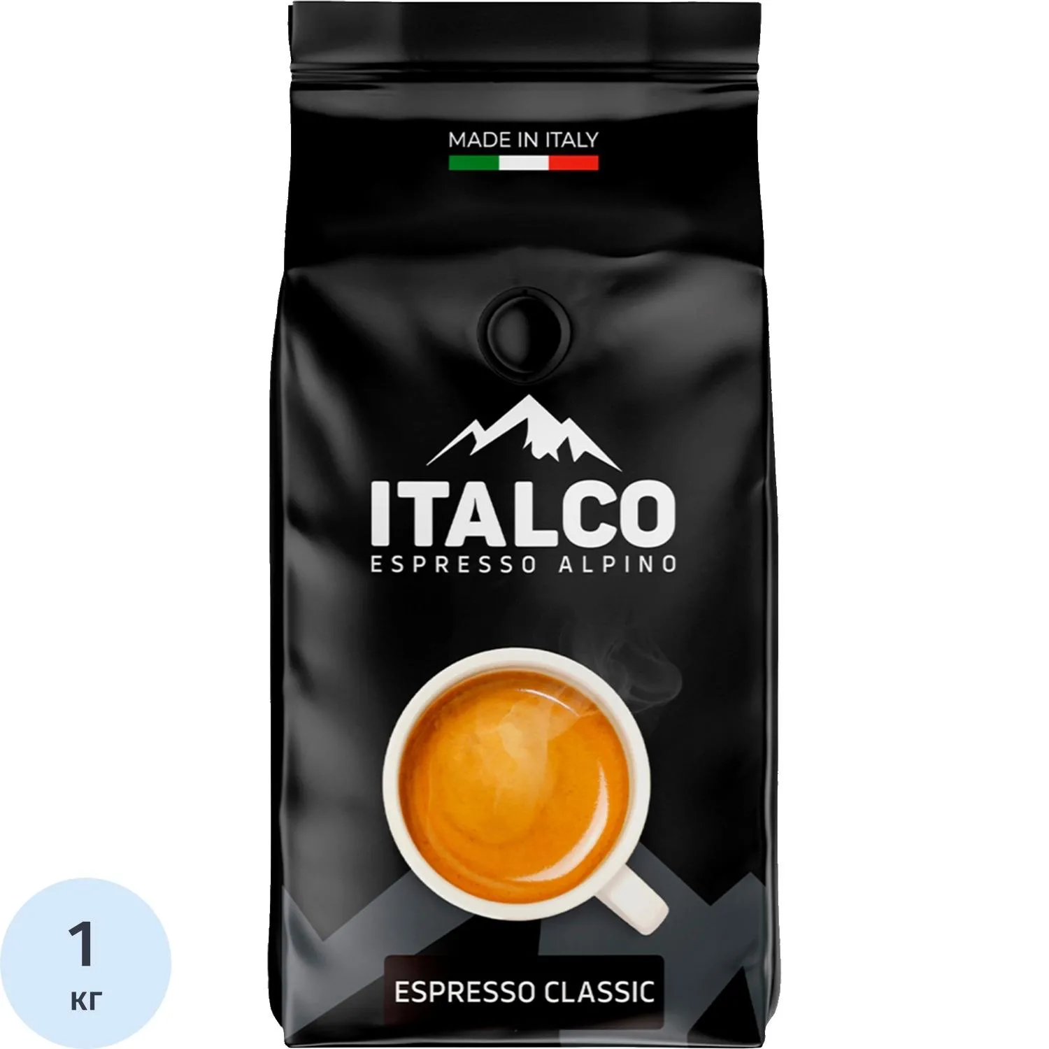Кофе Italco Espresso Classic Эспрессо Классик, жареный в зернах, 1кг - фото 1