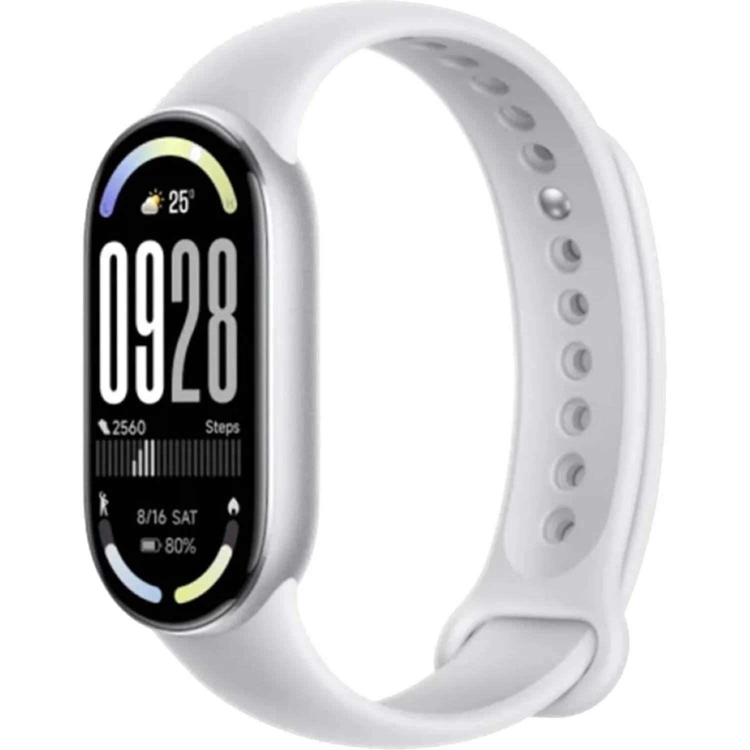 Фитнес-браслет Xiaomi Smart Band 10 Glacier Silver(BHR07PSGL) - фото 1