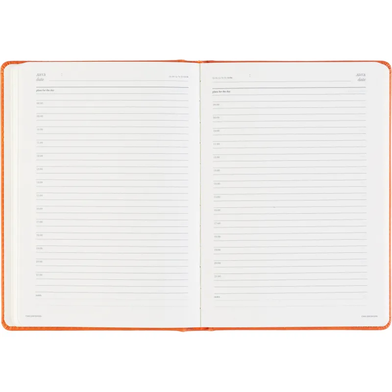Ежедневник недатированный А5+ CLASSIC оранжевый, 128л 3-689/03 - фото 17