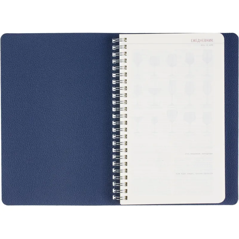 Ежедневник недатированный А5 ALBA синий, 136л 3-783/03 - фото 8