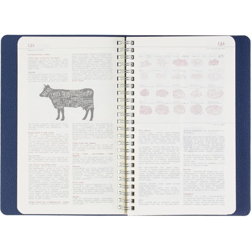 Ежедневник недатированный А5 ALBA синий, 136л 3-783/03 - фото 11