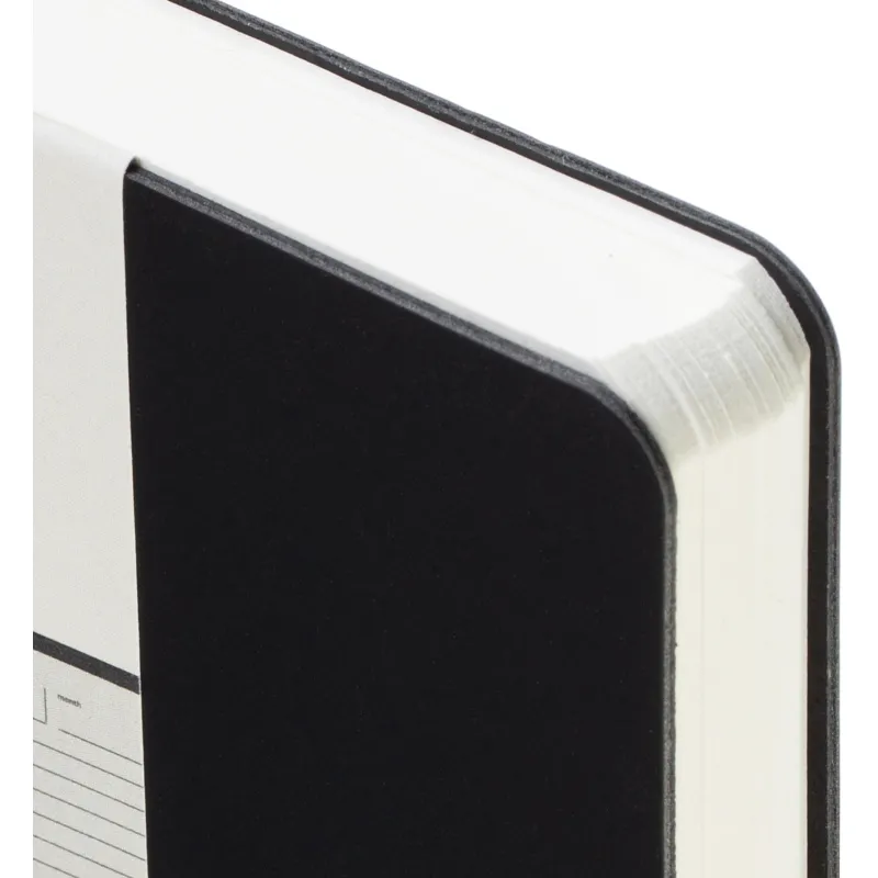 Ежедневник недатированный А5 AGENDA на спирали, черный, 128л 3-746/01 - фото 5