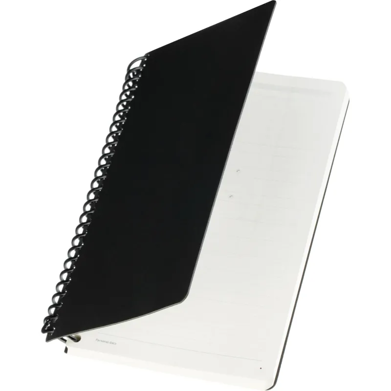 Ежедневник недатированный А5 AGENDA на спирали, черный, 128л 3-746/01 - фото 7