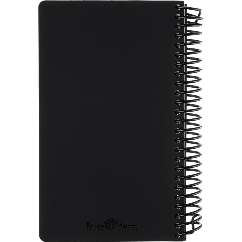 Ежедневник недатированный А5 AGENDA на спирали, черный, 128л 3-746/01 - фото 12