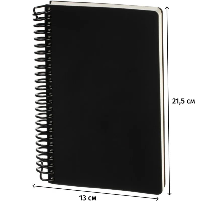 Ежедневник недатированный А5 AGENDA на спирали, черный, 128л 3-746/01 - фото 13