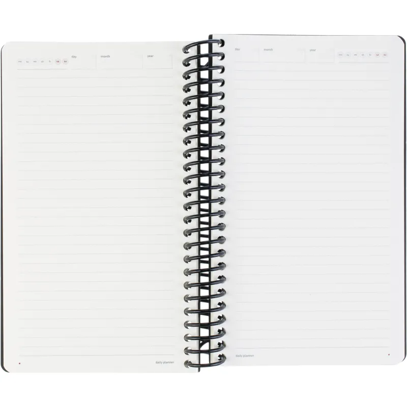 Ежедневник недатированный А5 AGENDA на спирали, синий, 128л 3-746/02 - фото 10