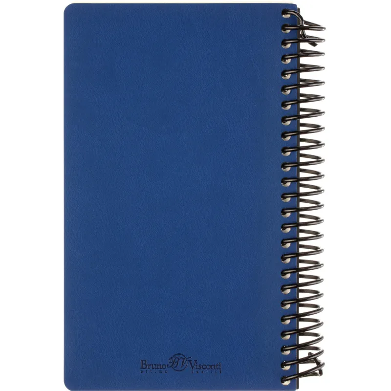Ежедневник недатированный А5 AGENDA на спирали, синий, 128л 3-746/02 - фото 12