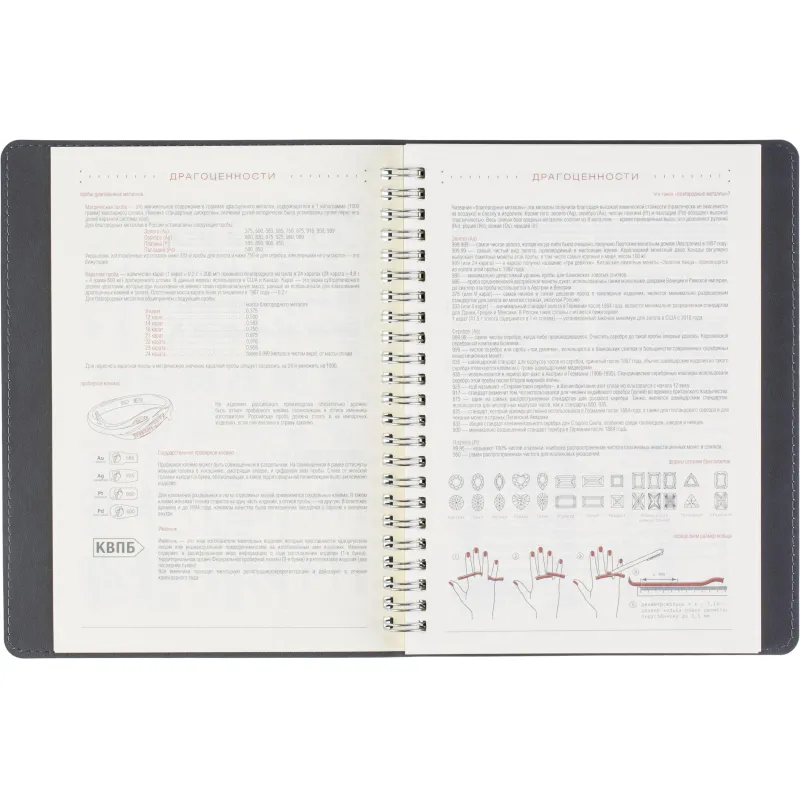 Ежедневник недатированный A5 TINTORETTO темно-синий, 136л 3-608/02 - фото 13