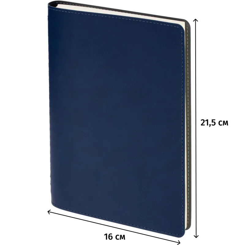 Ежедневник недатированный A5 TINTORETTO темно-синий, 136л 3-608/02 - фото 18