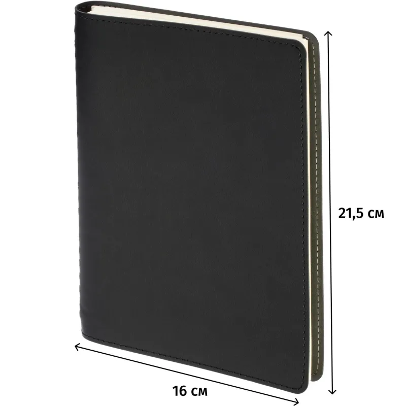 Ежедневник недатированный A5 TINTORETTO черный, 136л 3-608/03 - фото 18