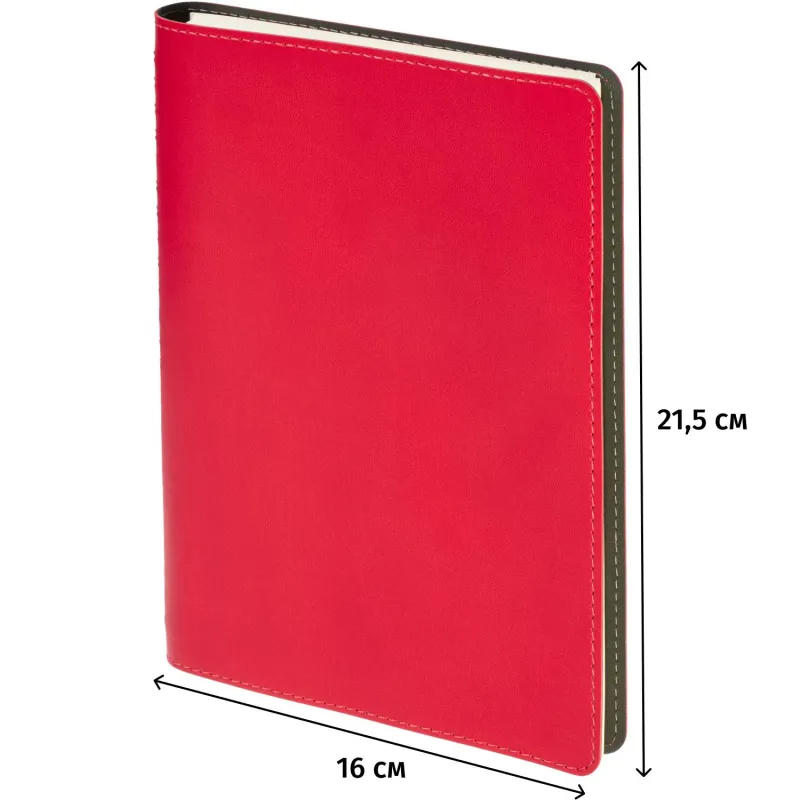 Ежедневник недатированный A5 TINTORETTO красный, 136л 3-608/06 - фото 18