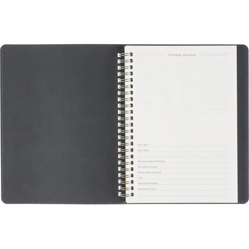 Ежедневник недатированный A5 TINTORETTO бордовый, 136л 3-608/07 - фото 8