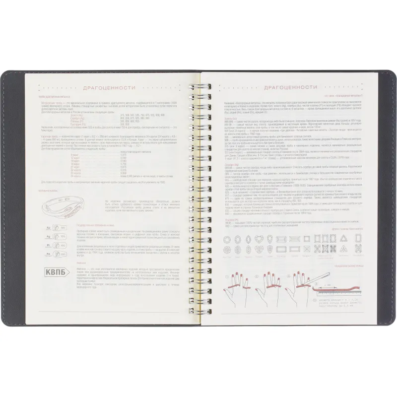 Ежедневник недатированный A5 TINTORETTO бордовый, 136л 3-608/07 - фото 13