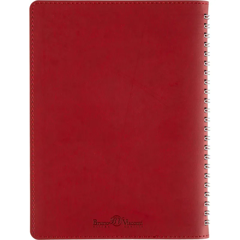Ежедневник недатированный A5 TINTORETTO бордовый, 136л 3-608/07 - фото 17