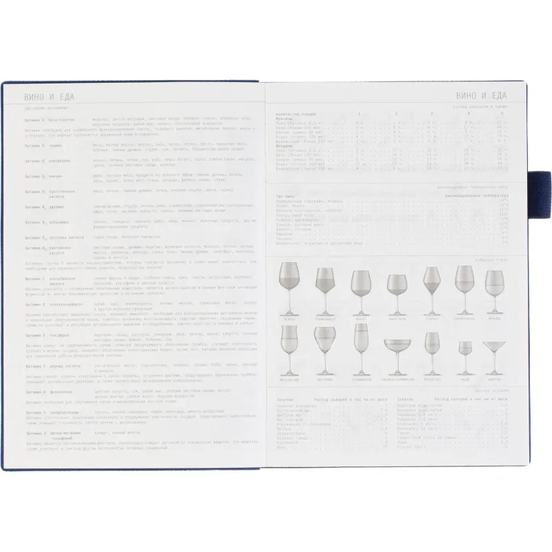 Ежедневник недатированный А5 GRAND темно-синий, 128л 3-774/05 - фото 12