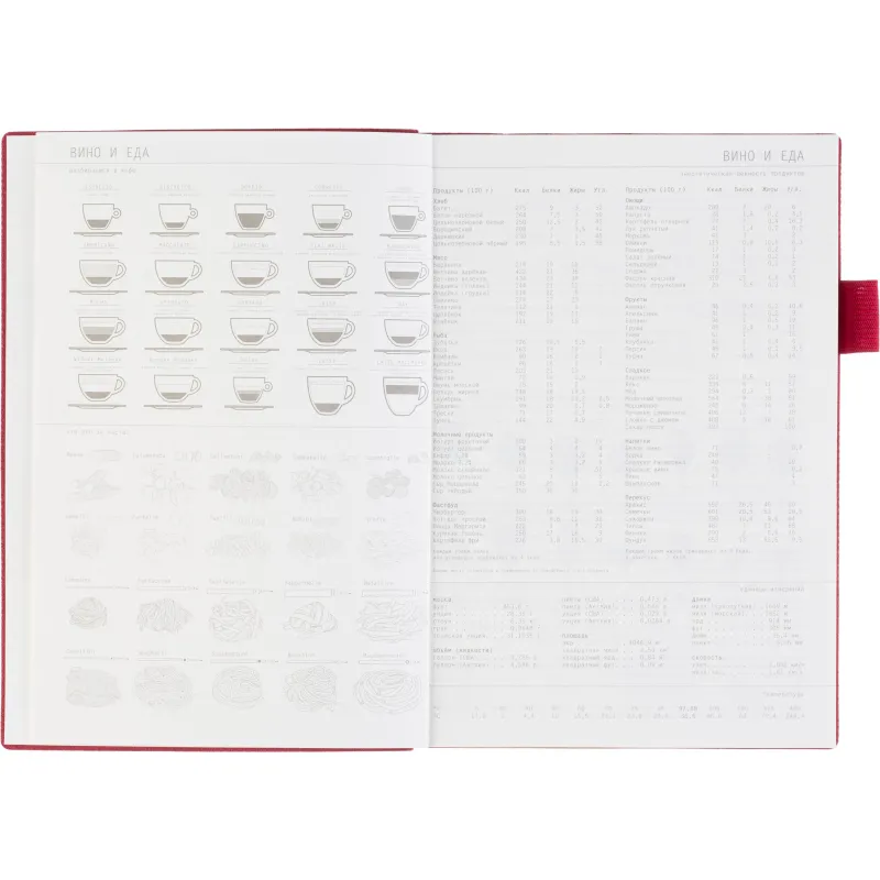 Ежедневник недатированный А5 GRAND бордовый, 128л 3-774/07 - фото 11