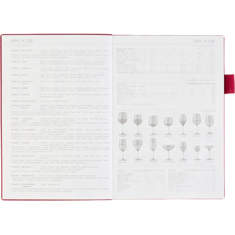 Ежедневник недатированный А5 GRAND бордовый, 128л 3-774/07 - фото 12