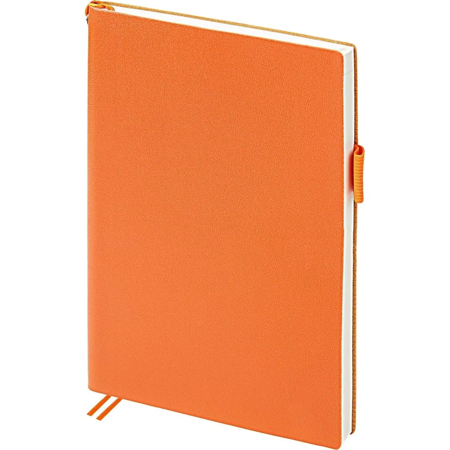 Ежедневник недатированный А5 GRAND оранжевый, 128л 3-774/09 - фото 2