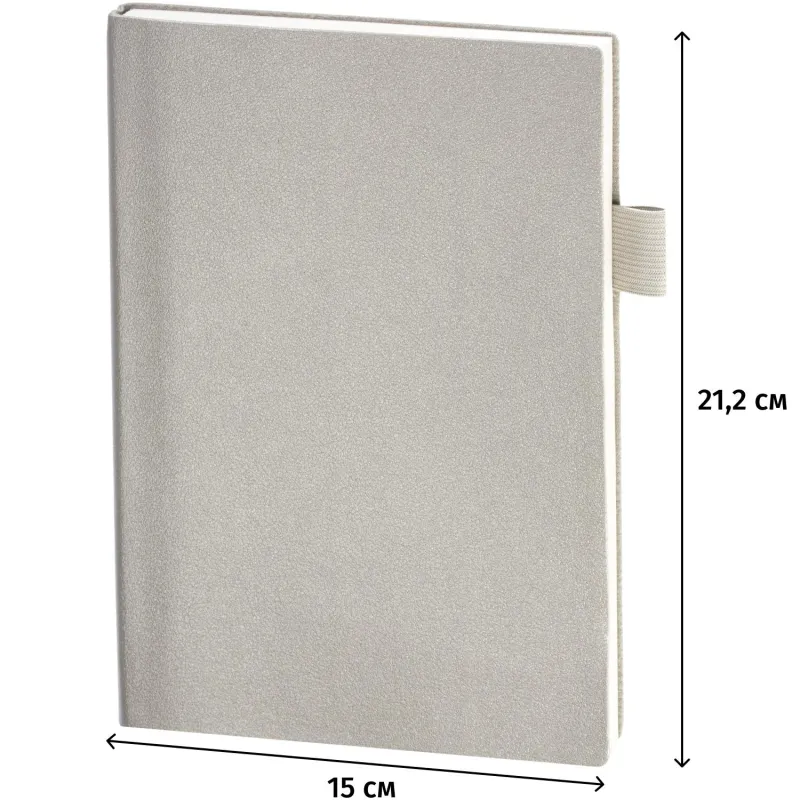 Ежедневник недатированный А5 GRAND серебро, 128л 3-774/12 - фото 19