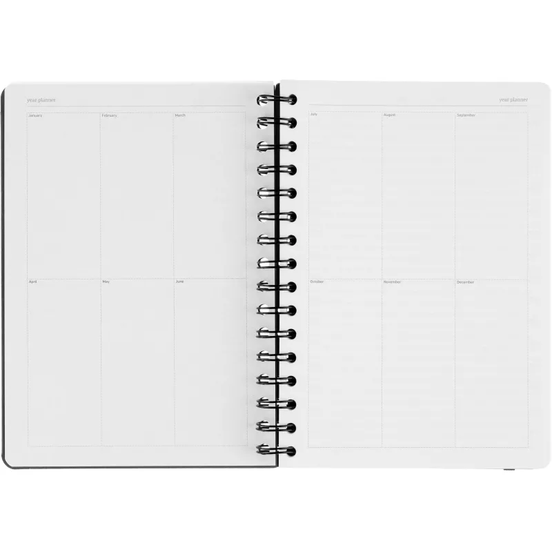 Ежедневник недатированный А5 PRAGMATIC на гребне, черный, 128л 3-748/04 - фото 9