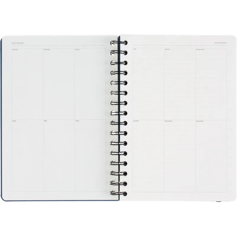 Ежедневник недатированный А5 PRAGMATIC на гребне, темно-синий 128л 3-748/03 - фото 9