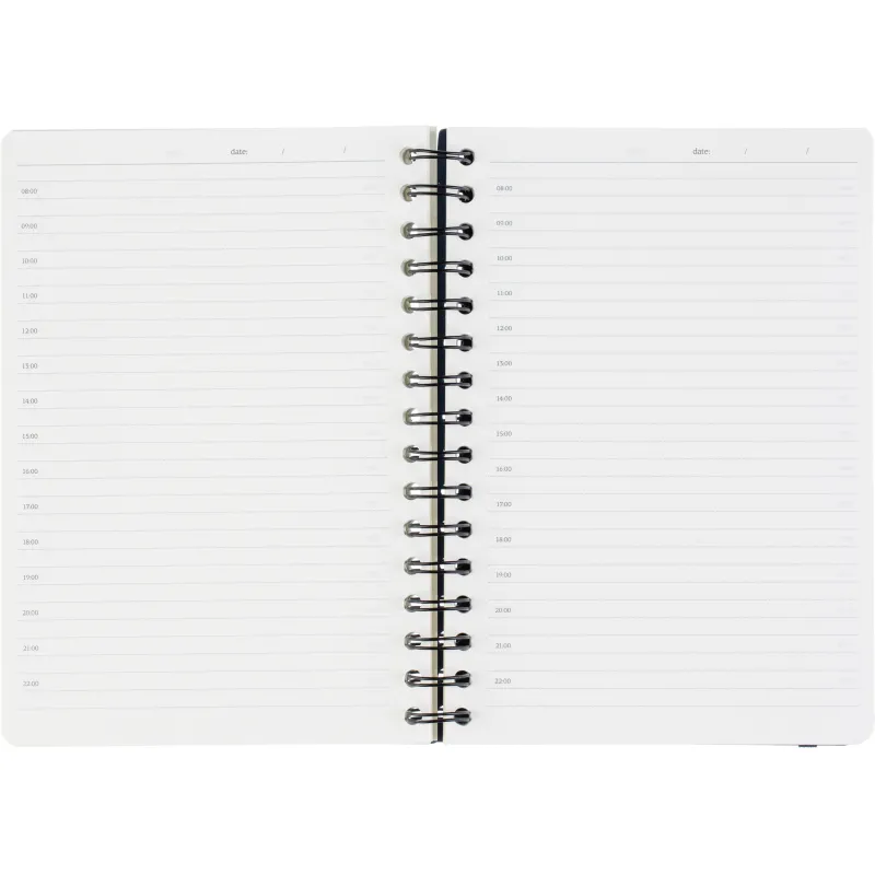 Ежедневник недатированный А5 PRAGMATIC на гребне, темно-синий 128л 3-748/03 - фото 10