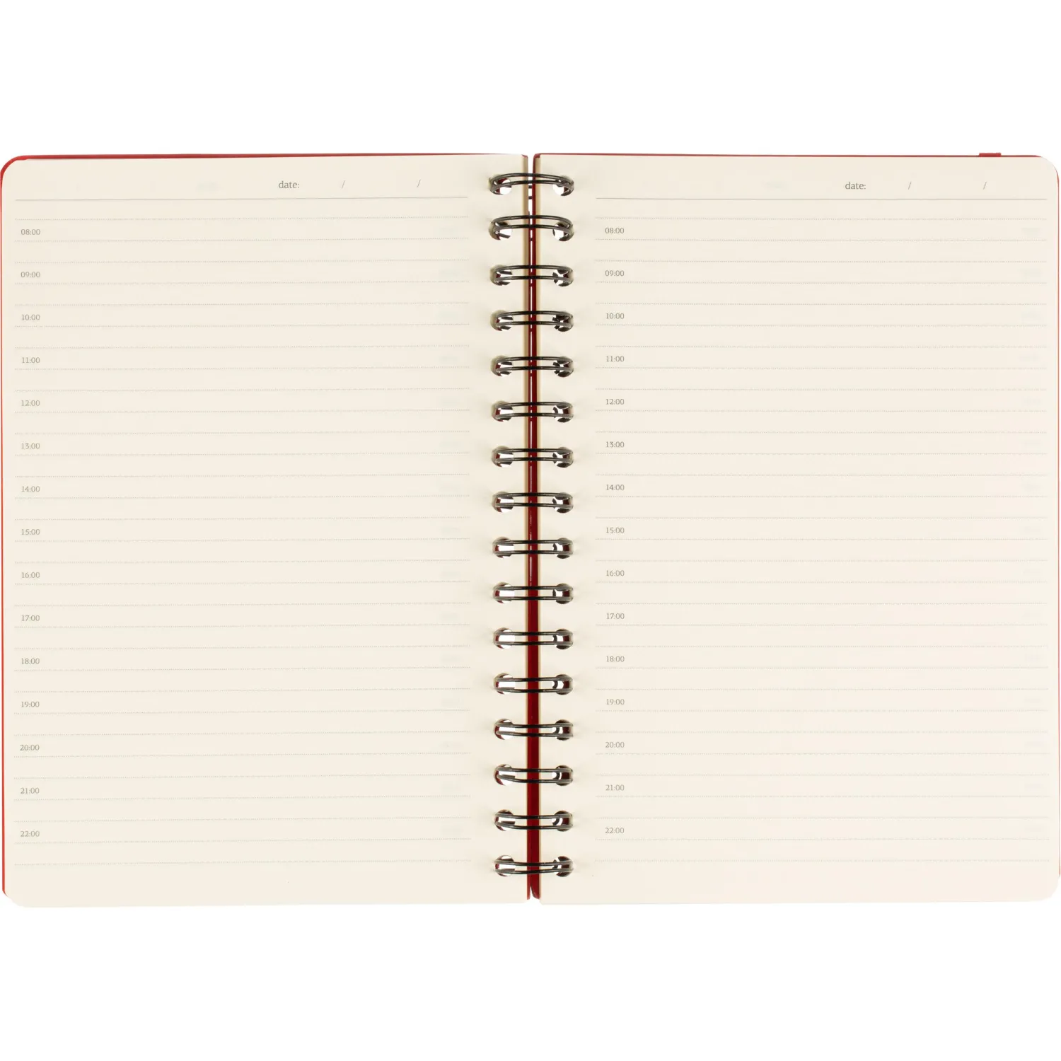 Ежедневник недатированный А5 PRAGMATIC на гребне, красный, 128л 3-748/05 - фото 6