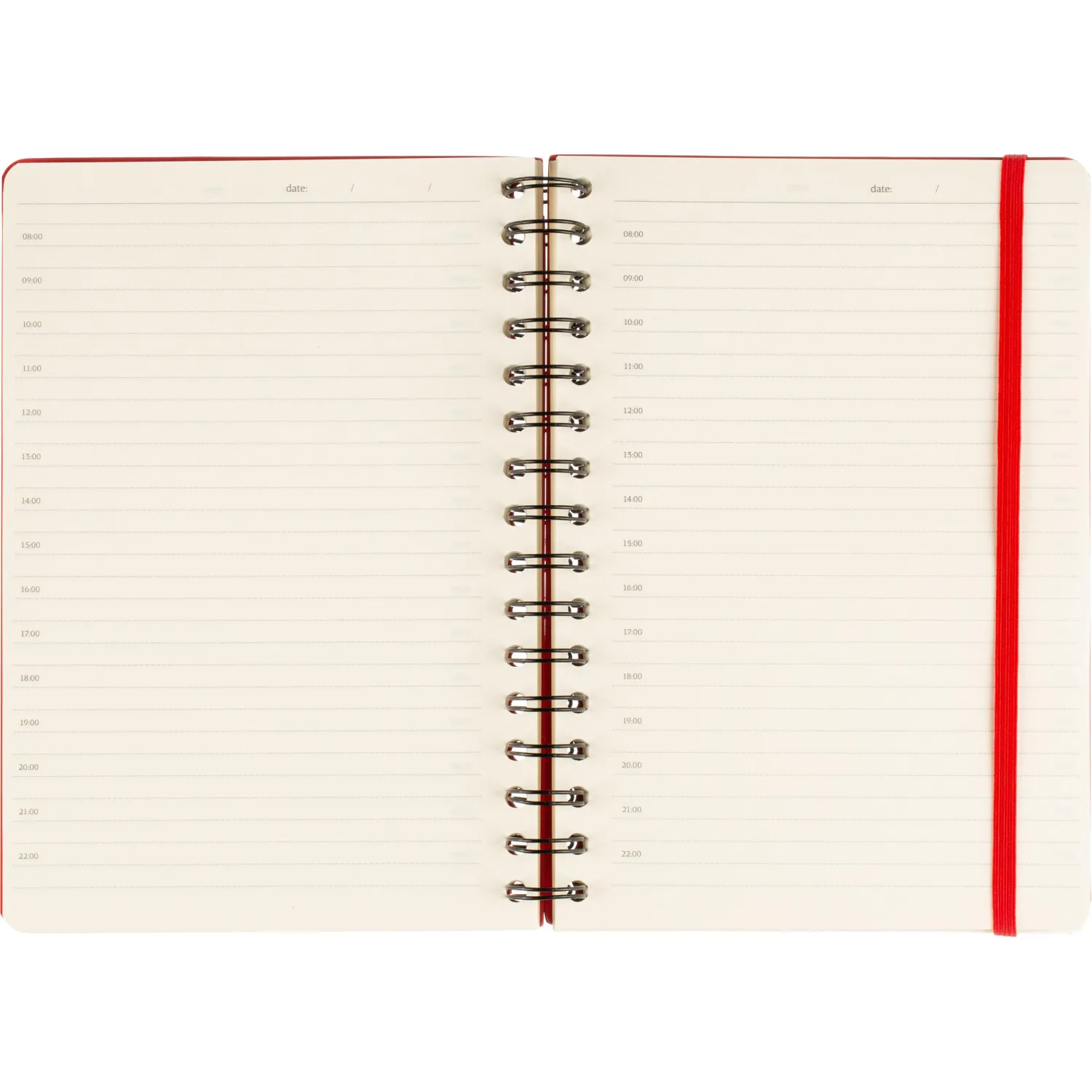 Ежедневник недатированный А5 PRAGMATIC на гребне, красный, 128л 3-748/05 - фото 7