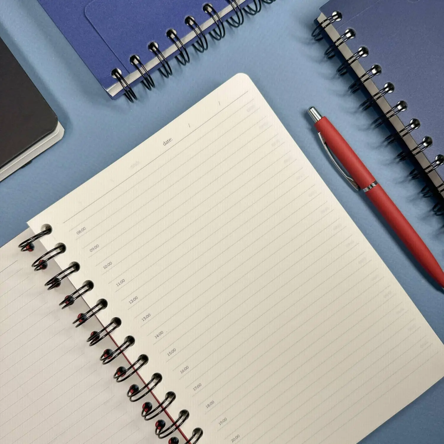 Ежедневник недатированный А5 PRAGMATIC на гребне, красный, 128л 3-748/05 - фото 18