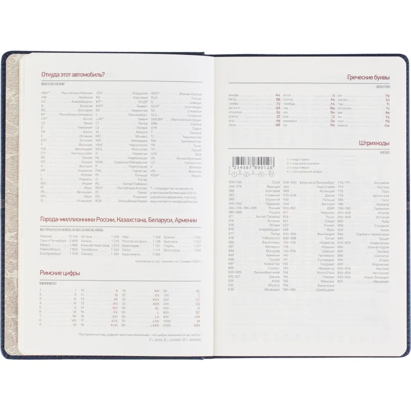 Ежедневник недатированный А5 LYON синий, 136л 3-684/01 - фото 12