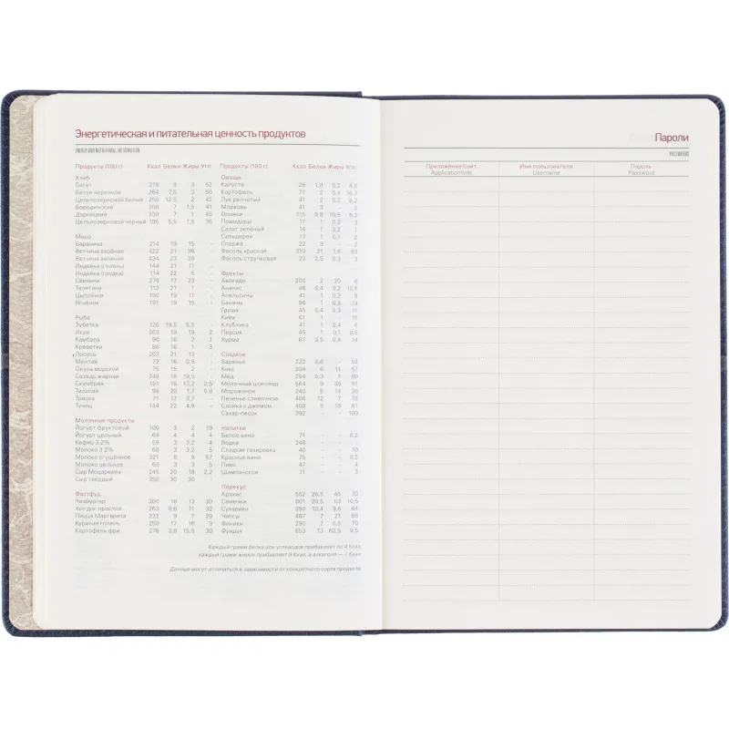 Ежедневник недатированный А5 LYON синий, 136л 3-684/01 - фото 16