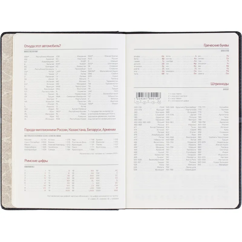 Ежедневник недатированный А5 LYON черный, 136л 3-684/03 - фото 12