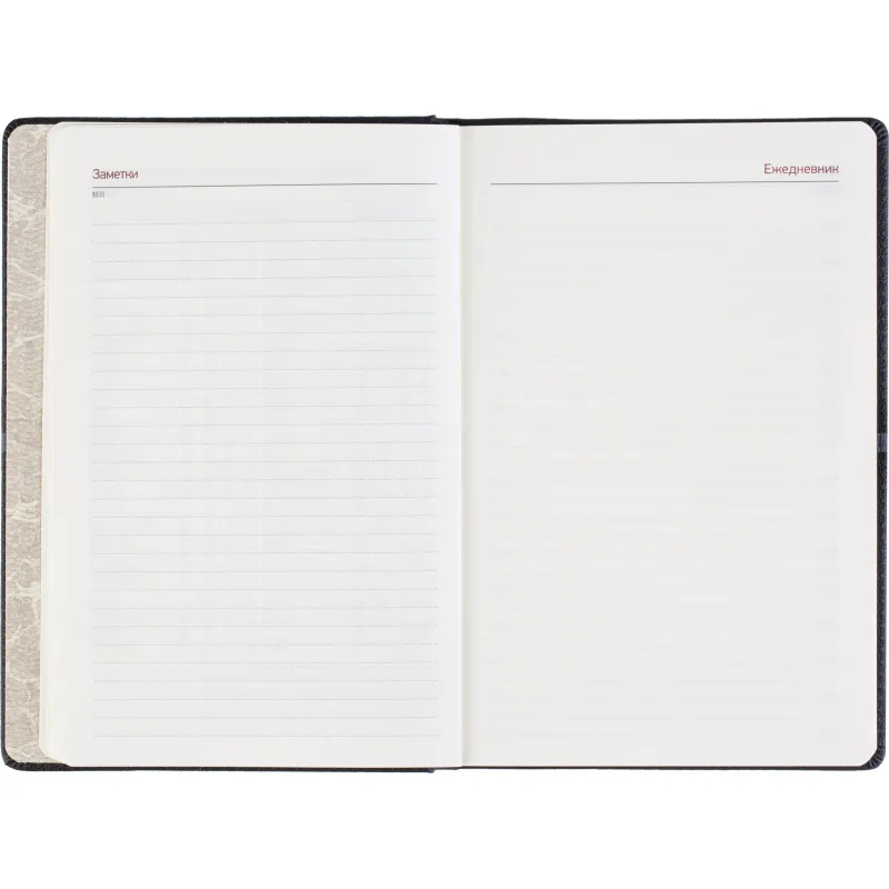 Ежедневник недатированный А5 LYON черный, 136л 3-684/03 - фото 16
