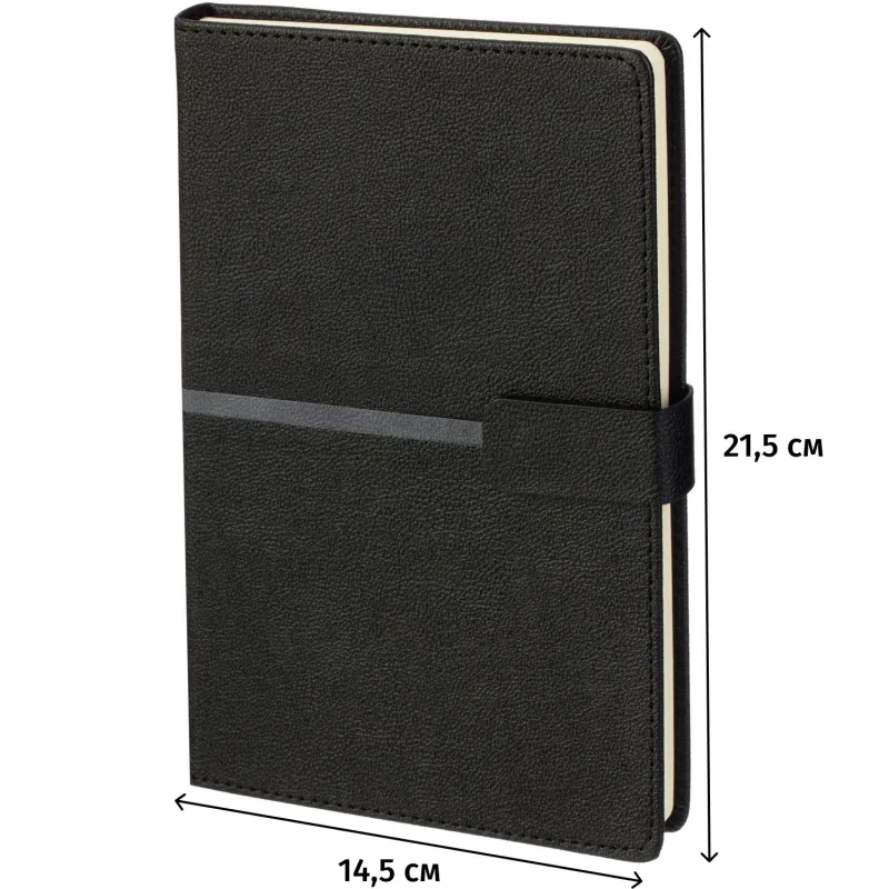 Ежедневник недатированный А5 LYON черный, 136л 3-684/03 - фото 19