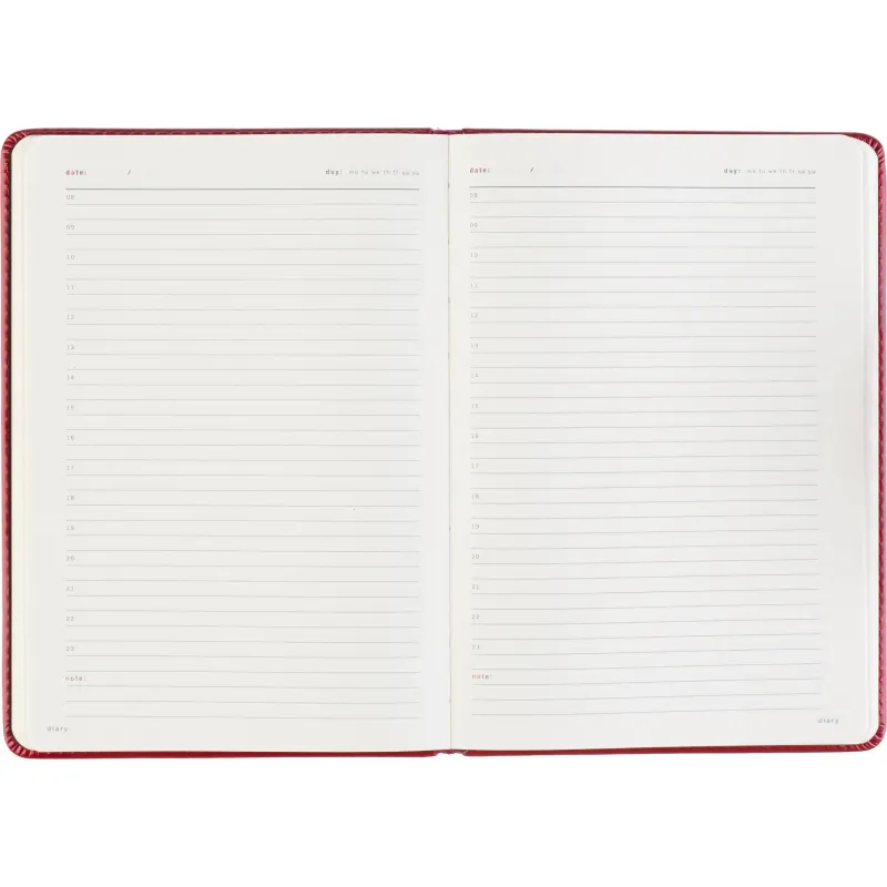 Ежедневник недатированный A5 PRESTIGE красный, 160л 3-352/04 - фото 16