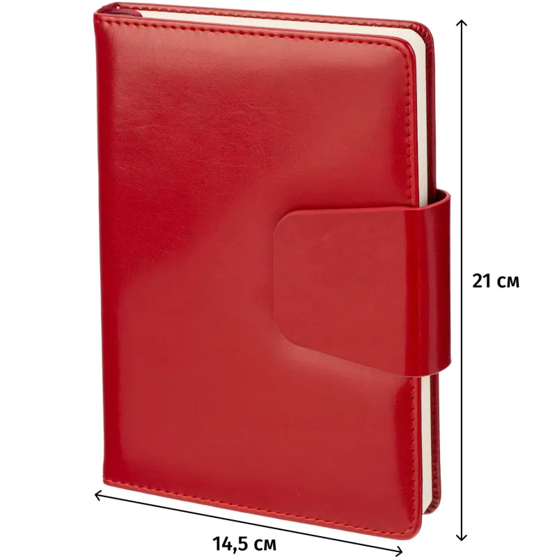 Ежедневник недатированный A5 PRESTIGE красный, 160л 3-352/04 - фото 18