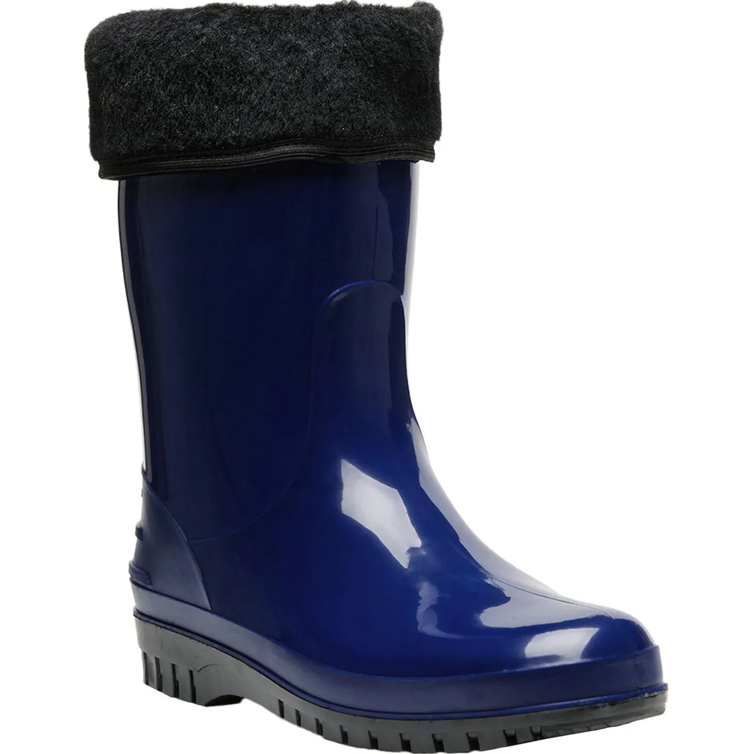 Сапоги женские цв.т.синий мод 260 У (р.36) (232) ПВХ утепленные - фото 3