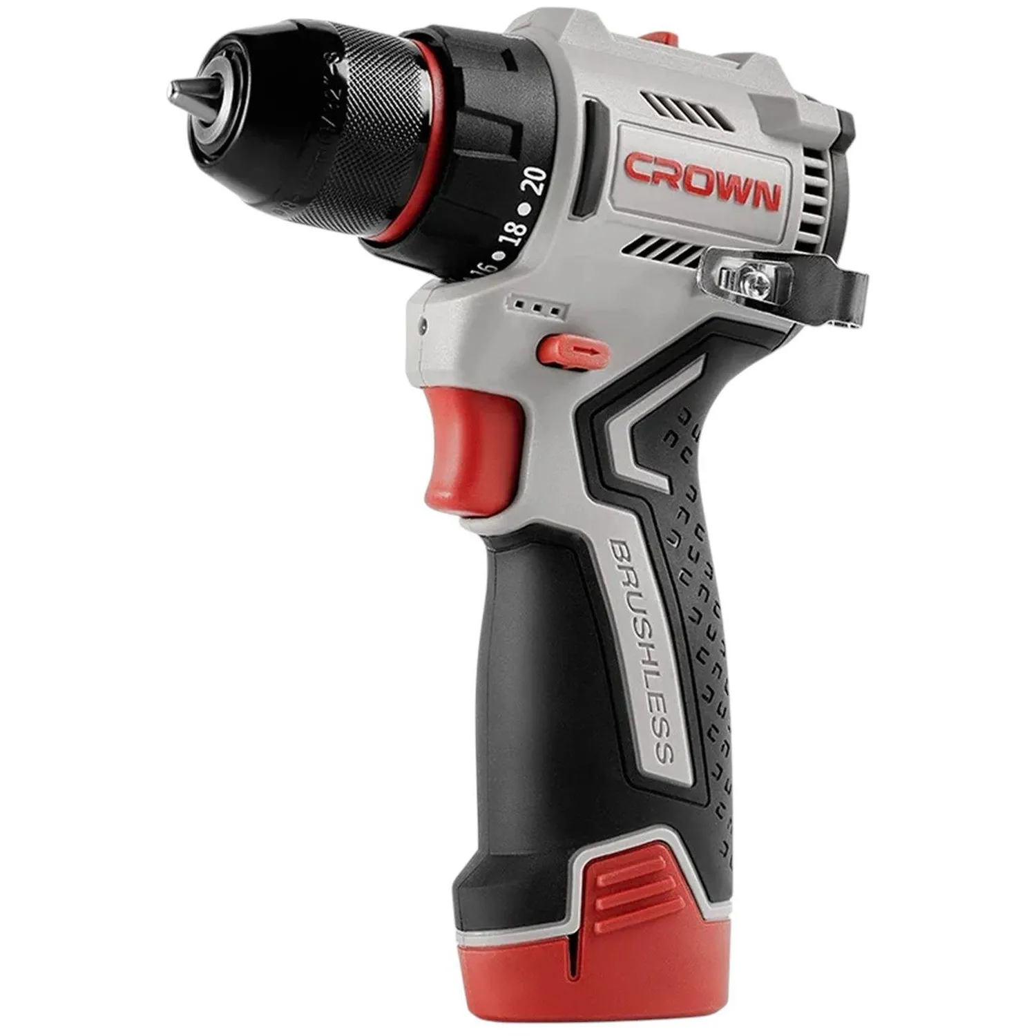 Дрель-шуруповерт аккумуляторная CROWN CT21129HMX-2 BMC - фото 2