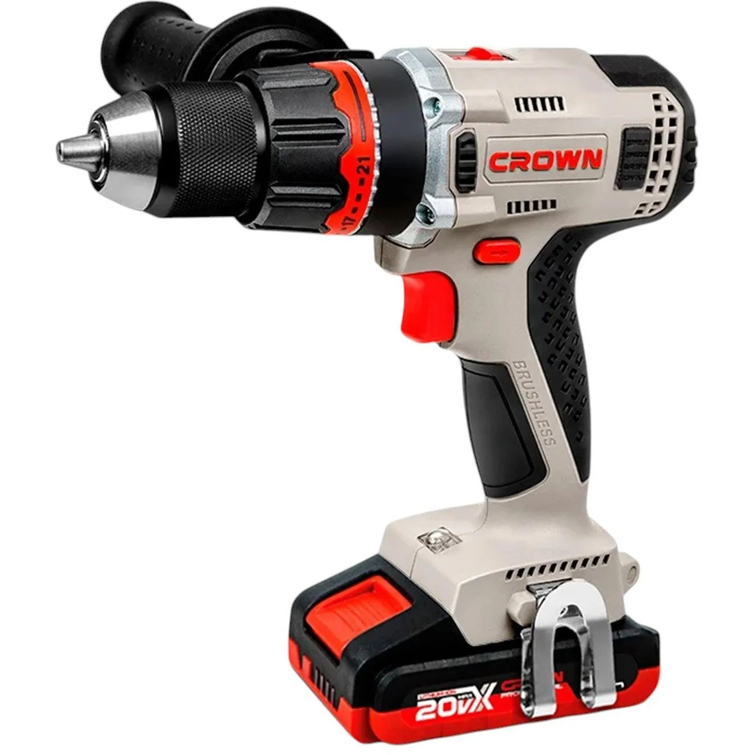 Дрель-шуруповерт ударная аккумуляторная BL CROWN CT21093HMX-2 BMC - фото 1