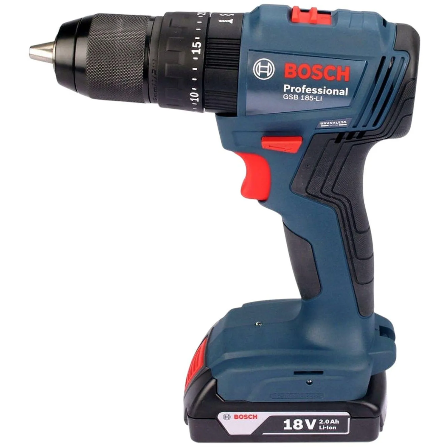 Дрель-шуруповерт аккумуляторная Bosch GSR 185-LI 06019K3000 - фото 2
