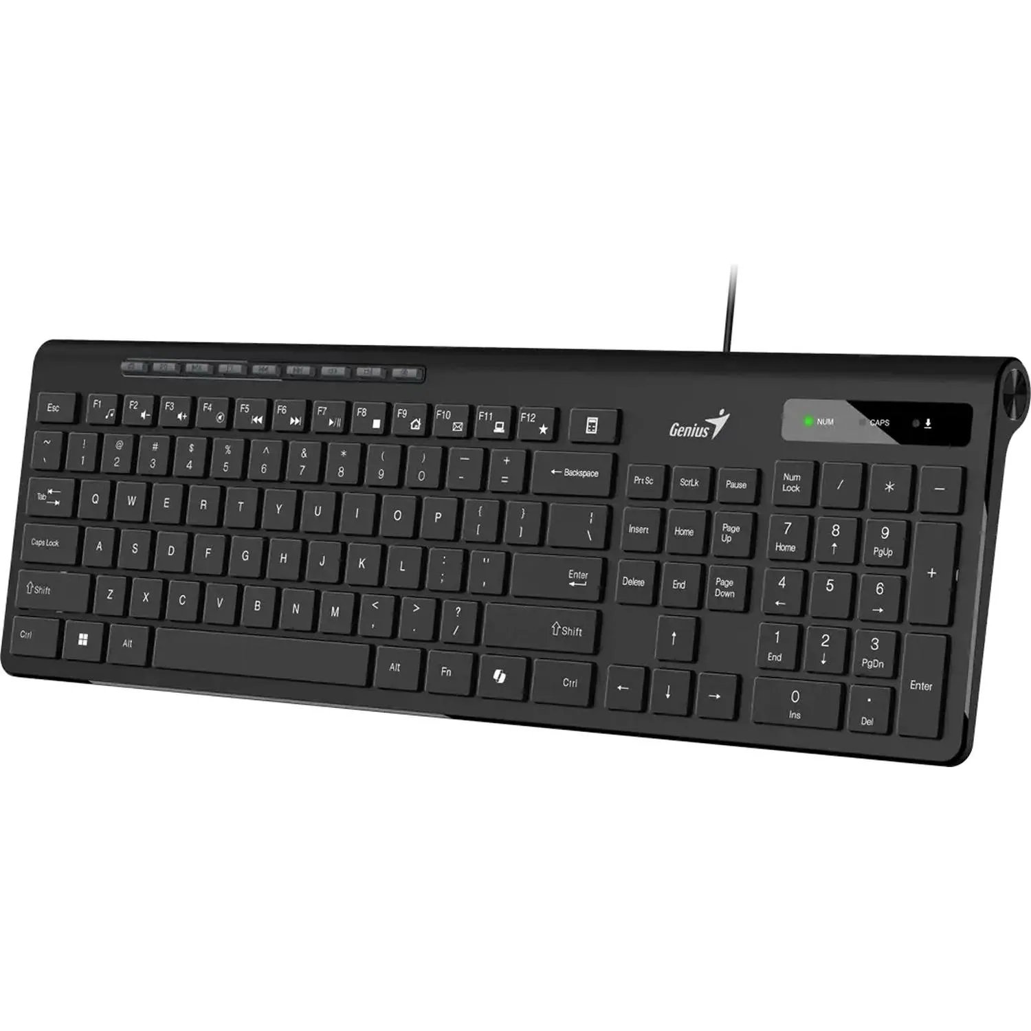 Клавиатура Genius проводн. SlimStar 230II черный - фото 3