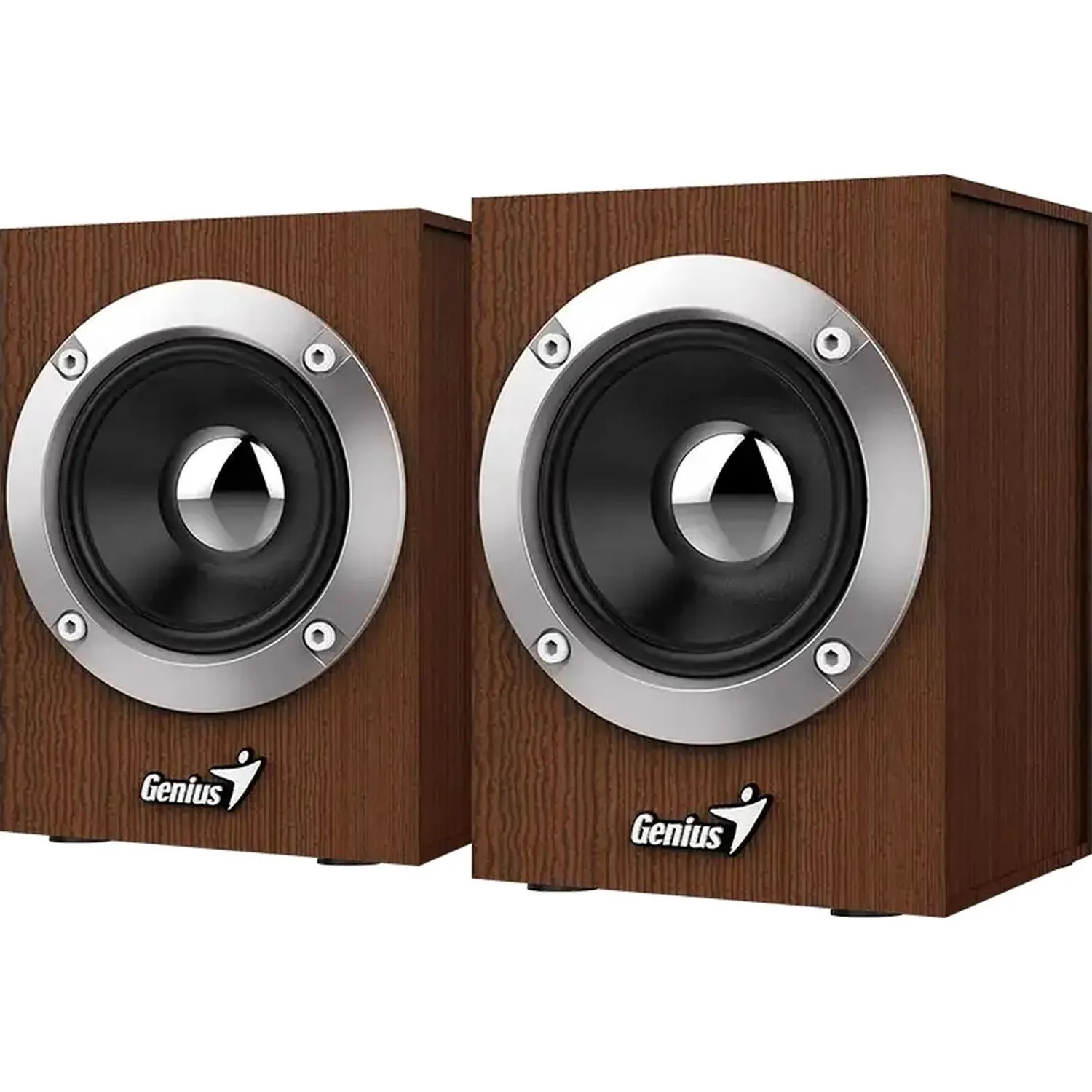Колонки Genius компьютерные SP-HF280 дерево - фото 1