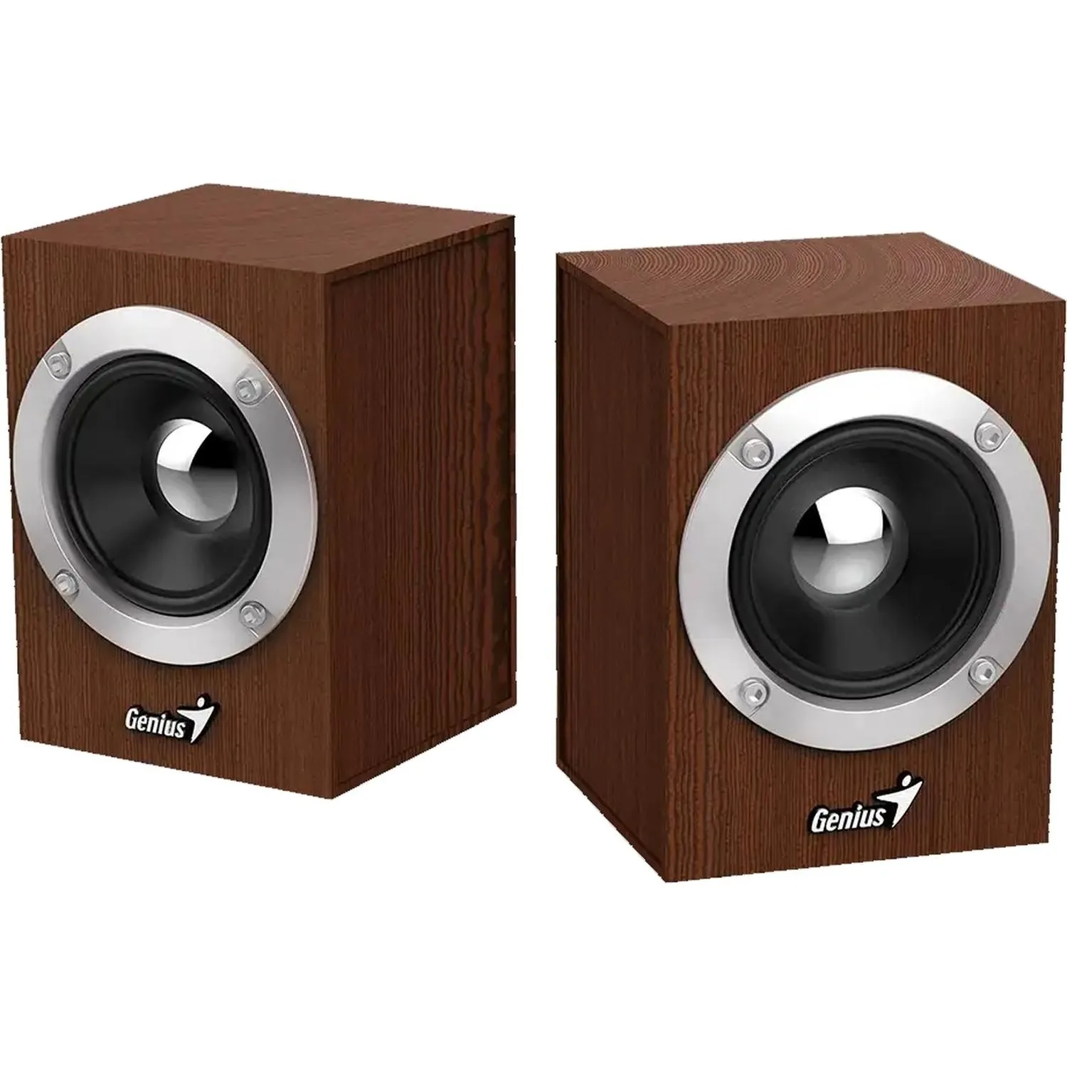 Колонки Genius компьютерные SP-HF280 дерево - фото 2