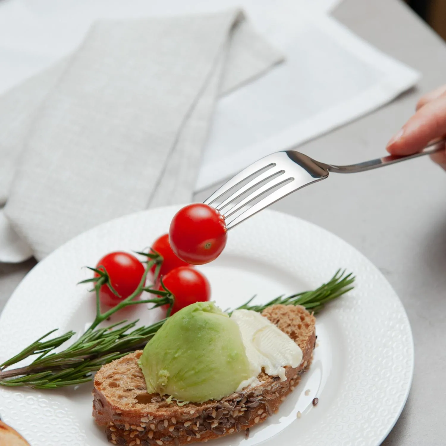 Вилка столовая Home Queen Вкус 2шт/уп, 20,4 см /48/12 - фото 3